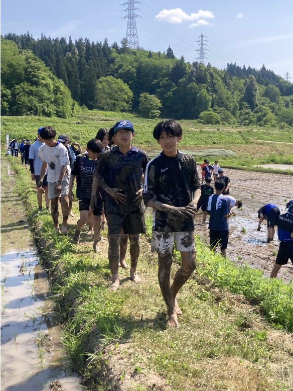 モンテ棚田米の田植え