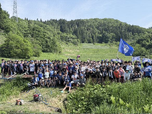 モンテ棚田米の田植え