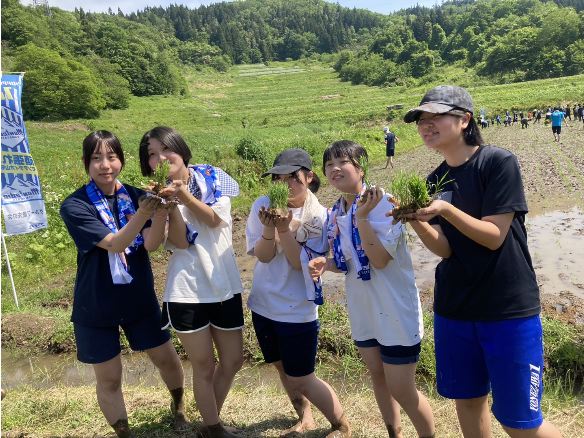 モンテ棚田米の田植え