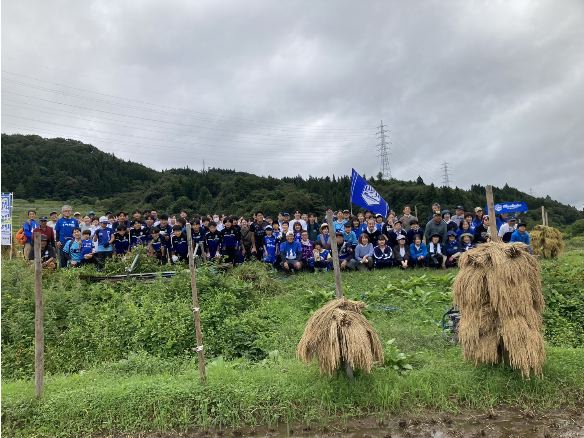 モンテ棚田米の稲刈り2026